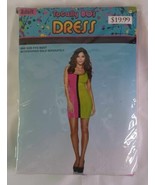 Totally 80s Adult One Size Fits Most Retro neon colors Halloween Dress - $14.95