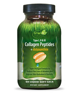 Irwin Naturals Type I II &amp; III Collagen + ASTAXANTHIN 60 Softgels - Exp ... - $14.95