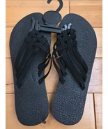 Women&#39;s Sanuk YOGA Mat SANDY Criss Cross Flip Flop Sandals Shoes Black S... - $465.28 MXN