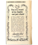 1967 Sheraton West Hotel Advertisement Vintage Los Angeles California F6M - $28.01 CAD