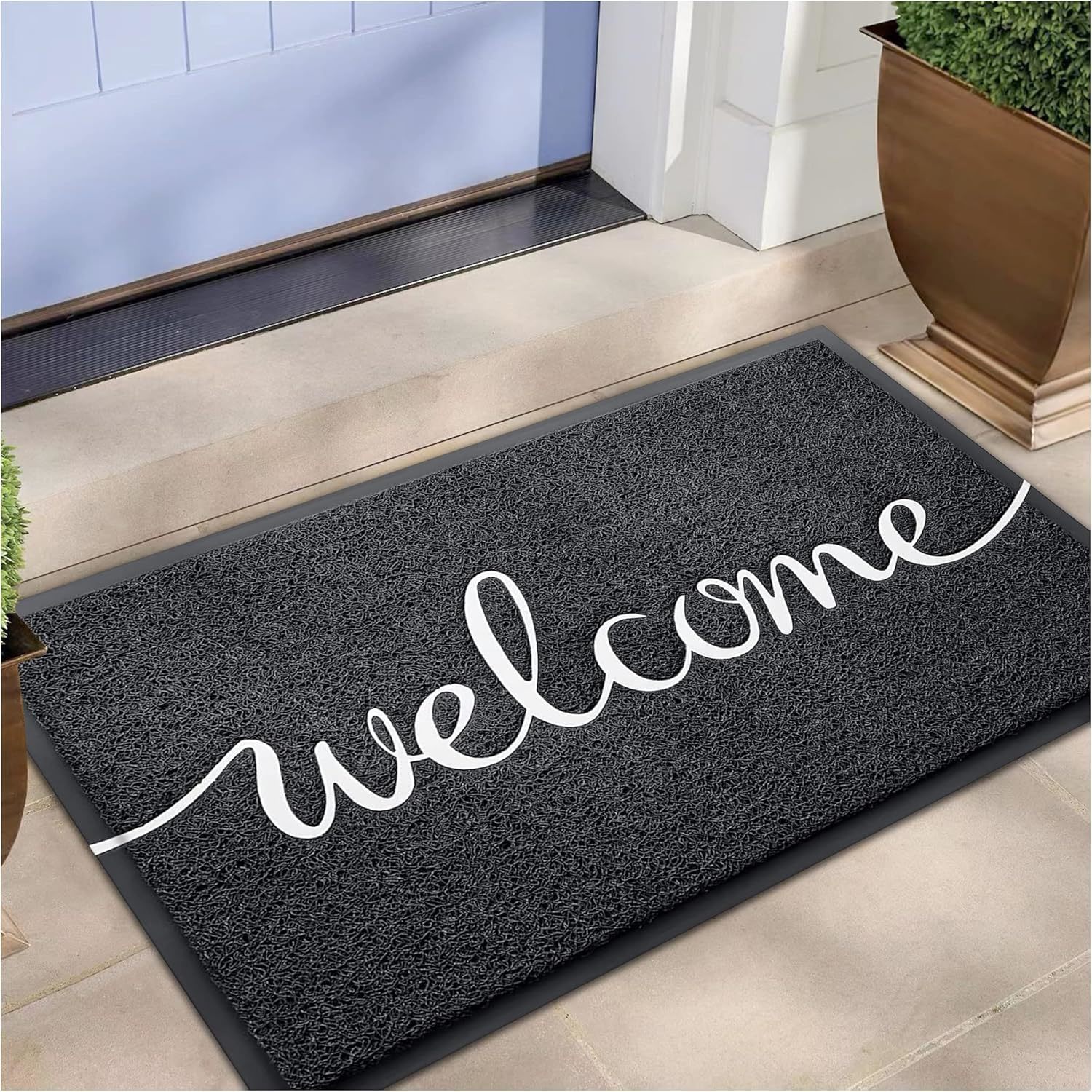 EARTHALL Funny Welcome Mats, Front Door Mat for Outside Entry, Doormat Outdoor/