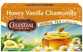 Celestial Seasonings Herbal Tea, Honey Vanilla Chamomile, 20 Count - £8.02 GBP
