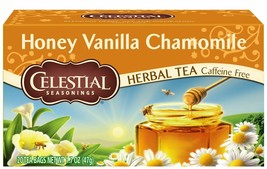 Celestial Seasonings Herbal Tea, Honey Vanilla Chamomile, 20 Count - £7.68 GBP