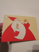 Holiday Greeting Card Vintage Merry Christmas Santa Claus Silent Night 2001 - £7.05 GBP