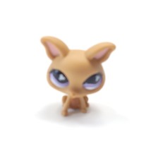 Littlest Pet Shop 461 Chihuahua Dog Tan Purple Clover Eye Kohls Exclusive LPS - £3.13 GBP