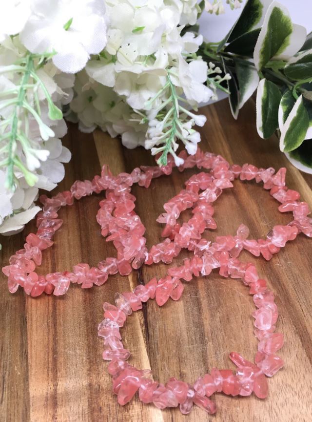 Strawberry FULL MOON Gemstone Vessel Increase LUCK Spiritual Alignment Atunement