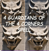 50x-200X COVEN VAST 4 GUARDIANS OF THE 4 CORNERS PROTECTION MAGICK WITCH CASSIA4 image 2