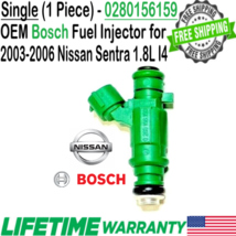 Genuine Bosch x1 Fuel Injector for 2003-2006 Nissan Sentra 1.8L I4 #0280156159 - £29.40 GBP