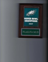 PHILADELPHIA EAGLES SUPER BOWL PLAQUE NY FOOTBALL NFL SB CHAMPS CHAMPIONS - $4.94