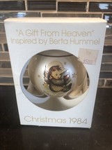 Vtg Schmid &quot;A Gift From Heaven&quot; Inspired by Berta Hummel Christmas 1984 Ornament - £13.43 GBP
