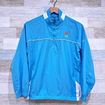 Kate Lord Kiawah 1/4 Zip Pullover Windbreaker Jacket Blue Golf Womens Small - $49.49