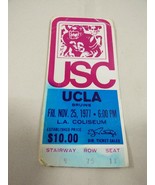 VTG Nov 25 1977 UCLA Bruins vs USC Football Ticket L.A. Coliseum - £18.98 GBP