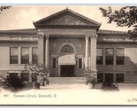 Carnegie Library Greenville Ohio UNP Rotograph UDB Postcard V19 - $7.87