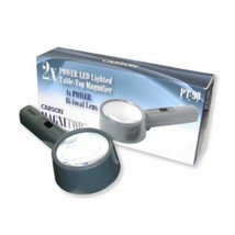 Carson MagniTop 2x90mm LED Lighted Table-Top Magnifier with 4x Spot Lens (PT-90 - £5.45 GBP