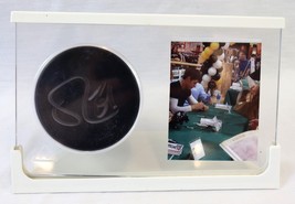 Evgeni Malkin Signed Puck w/ Photo from Signing Penguins - £79.32 GBP