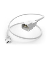 UNC Group PWRC13C1406FWHT POWER CORD C13 - C14, 18AWG, 10AMP, 250V, SVT ... - $647.91 MXN