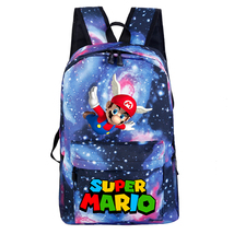 WM Super Mario Backpack Daypack Schoolbag Bookbag Starry Sky Fly - £19.10 GBP
