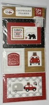 Echo Park Paper Co NIP Chipboard Frames Lets Go Anywhere 6X13 - $4.00