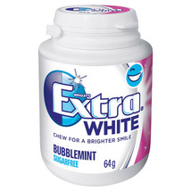 Extra White Gum Bottle (6x64g) - Bubblemint - £43.39 GBP