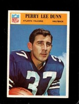 1966 Philadelphia #4 Perry Lee Dunn Vg+ Falcons Nicely Centered *X69623 - £2.93 GBP