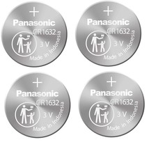 Panasonic Battery CR1632 3V 3 Volt Lithium YyBqz Coin Size Battery, (4 Batteries - £5.12 GBP+