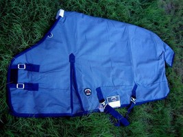 66" 1200D Turnout Waterproof Horse Winter Blanket Heavy Weight Navy 520 - $84.75