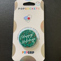 PopSockets PopGrip Cell Phone Grip &amp; Stand with Swappable top- Happy Holidays - £7.98 GBP