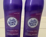 2 Lady Speed Stick Antiperspirant Deodorant Shower Fresh 2.3 Each - £9.41 GBP