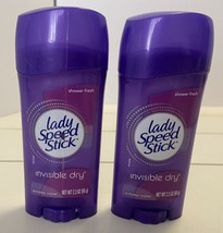 2 Lady Speed Stick Antiperspirant Deodorant Shower Fresh 2.3 Each - £9.28 GBP