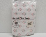 Vintage Jcpenney 2 Standard Size Pillow Cases Country Manor Floral NOS - $19.25