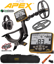 Garrett Ace Apex Multi-Flex Multi-Freq Metal Detector w/ Pro Pointer AT ... - £512.40 GBP