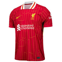 Nike Liverpool FC 24/25 Match Home Jersey Men&#39;s Soccer Tee Asia-Fit FN8776-688 - £115.32 GBP