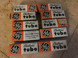 Lot Of 10 Vintage Ge Electronic Tubes 6EV5 6GU7 9Hr9 6CG8A 6CG8A 6HZ6 - £14.23 GBP