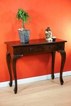 Mahogany Console Table Telephone Sideboard Solid Wood Colonial Furniture Living - $656.25