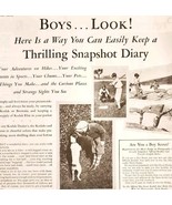 1930 Kodak Official Boy Scouts Of America Camera Advertisement Brownie HM2H - €25,73 EUR