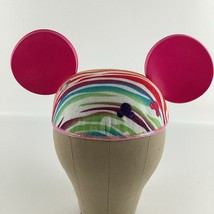 Walt Disney Parks Mickey Mouse Ears Hat Neon Pink Headgear Souvenir Spar... - $29.65