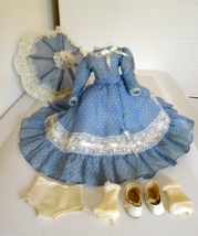 Vintage 1950&#39;s Tagged Mary Hoyer Clothes &quot;Southern Belle&quot; w/Parasol for 14&quot; Doll - £147.88 GBP