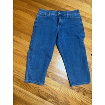 NYDJ Lift X Tuck Technology Crop jeans 14 straight leg Mint condition Pr... - $19.39