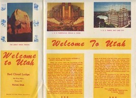 Welcome to Utah &amp; The Friendly State Brochures 1940&#39;s - £24.92 GBP