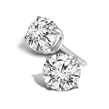 Authenticity Guarantee

14K Solid White Gold Round Lab Grown Diamond Pus... - $554.39