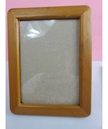 picture frame brown wood 8.5&quot; x 6.5&quot; picture area 6.5&quot; x 4.5&quot; #14 - £4.69 GBP