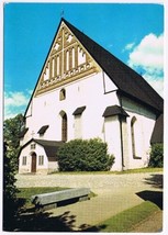 Postcard Porvoo Borga Suomi Finland The Cathedral 4 x 6 - $3.42