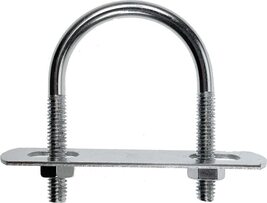 SWORDFISH 8223 Zinc Plated Round Type U Bolts (1/4"-20 X 2 X 3-1/2", Rou... - $10.58