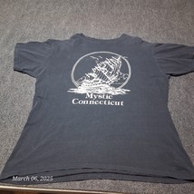 VTG BRAVO Breakaway Mystic Connecticut T Shirt Adult Size XL Black Singl... - $14.74