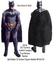 DC Justice League True-Moves Series BATMAN 12&quot; Action Figure FGG79 Toy - £5.54 GBP