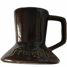 Frangelico Mug Liqueur Glazed Ceramic Collectors Stein w Handle Footed C... - $14.99