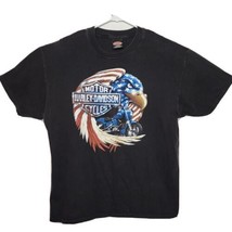 Harley-Davidson T-Shirt North Carolina Men&#39;s XL Vintage 90&#39;s 1999 Eagle USA - £27.60 GBP