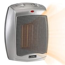 Lasko Ceramic Adjustable Thermostat Space Heaters, 754200 Silver - $65.56 CAD