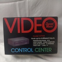 channel master video control center model 0770B remote main TV VCR  - $54.45