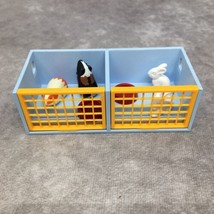 Playmobil  Vet Clinic Cage w/Rabbits &amp; Guinea Pigs Replacement Parts - £6.15 GBP